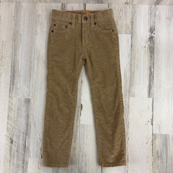 Crewcuts Boys Khaki Corduroy Pants Sz 5 Tan Cords - Picture 1 of 14